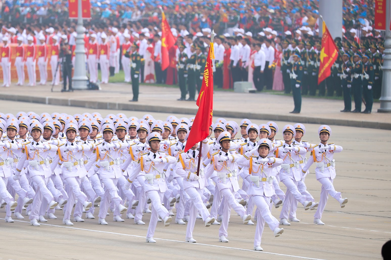 Chùm ảnh: Các khối diễu binh của Quân đội nhân dân Việt Nam tại A80- Ảnh 7.