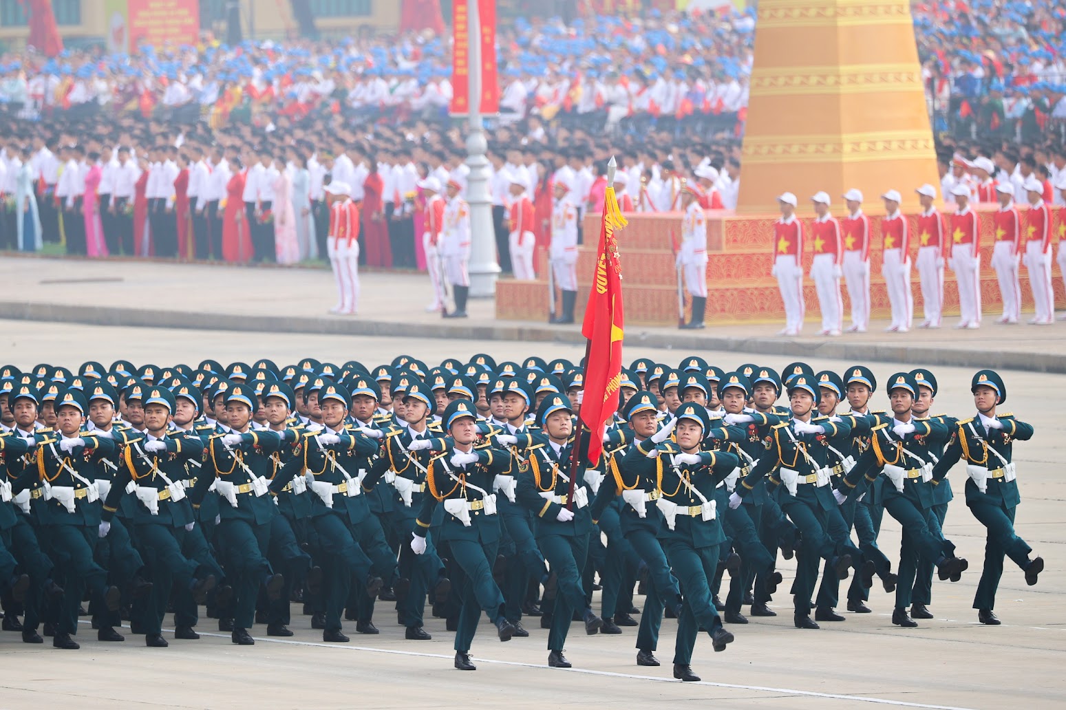 Chùm ảnh: Các khối diễu binh của Quân đội nhân dân Việt Nam tại A80- Ảnh 10.