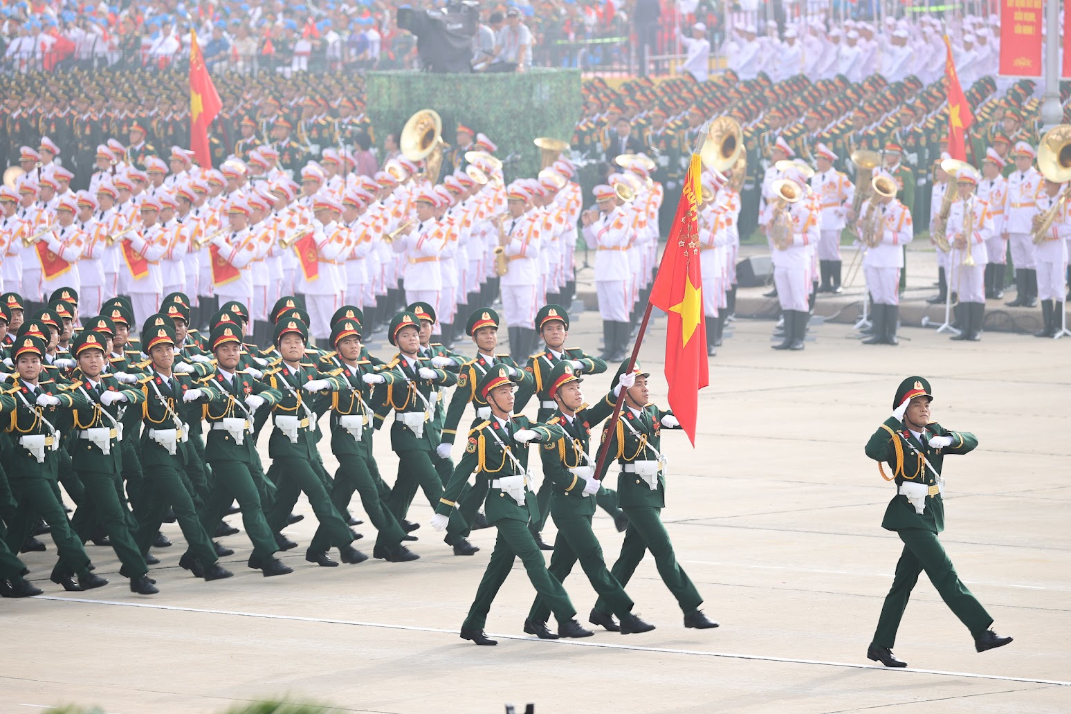 Chùm ảnh: Các khối diễu binh của Quân đội nhân dân Việt Nam tại A80- Ảnh 16.