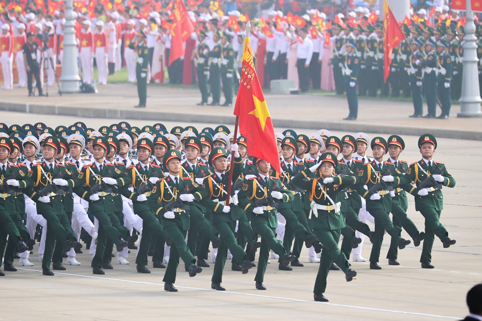 Chùm ảnh: Các khối diễu binh của Quân đội nhân dân Việt Nam tại A80- Ảnh 19.
