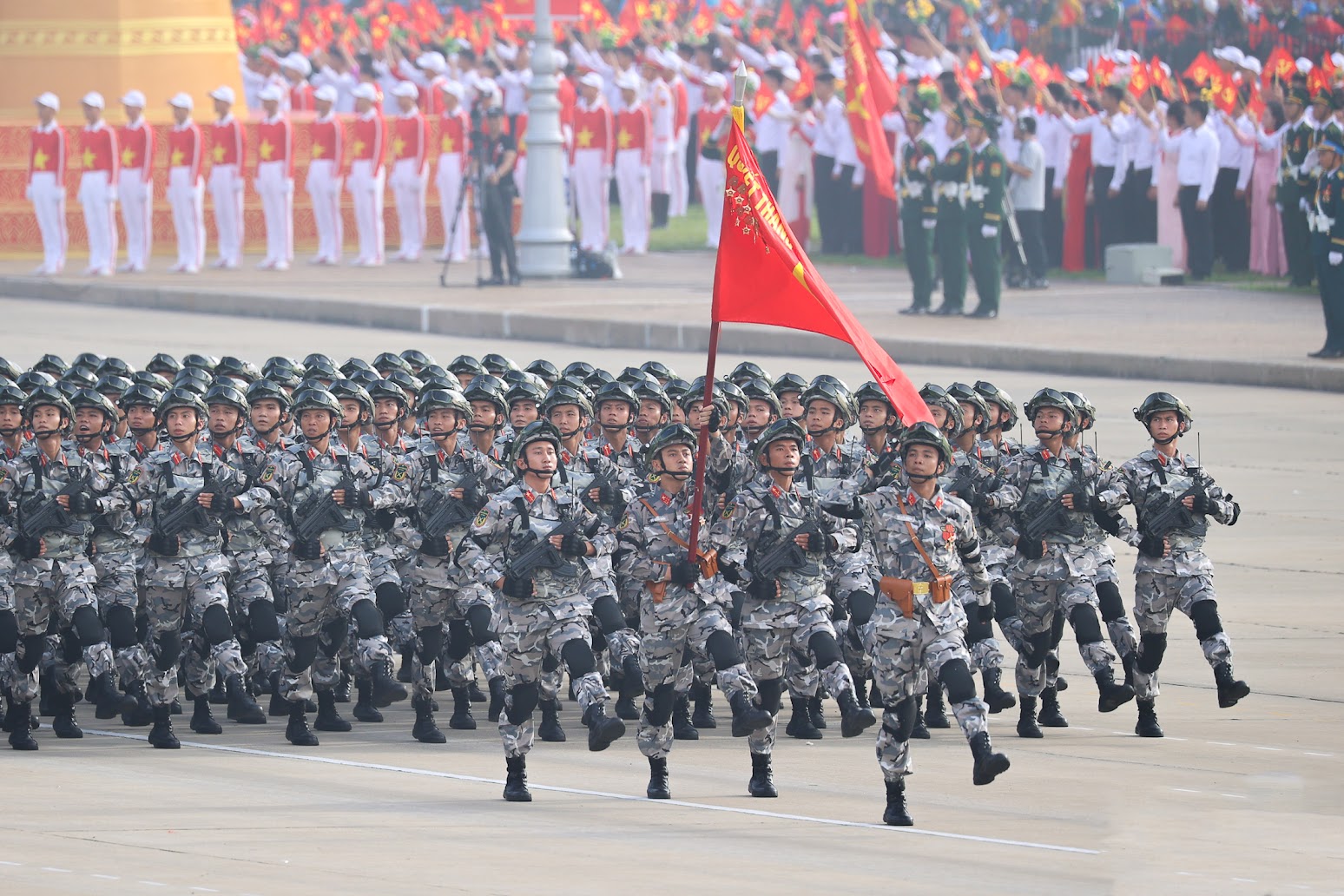 Chùm ảnh: Các khối diễu binh của Quân đội nhân dân Việt Nam tại A80- Ảnh 22.