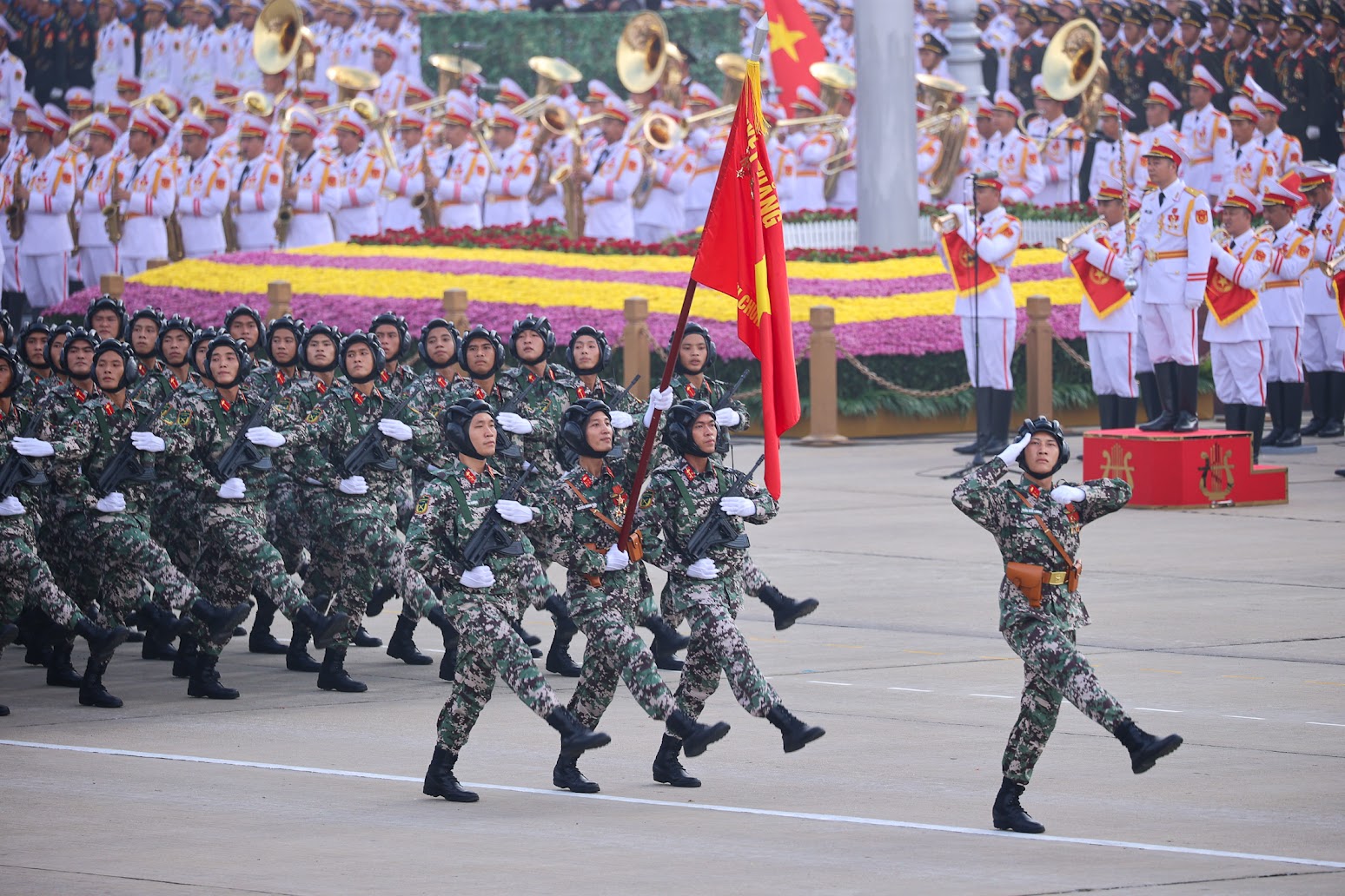 Chùm ảnh: Các khối diễu binh của Quân đội nhân dân Việt Nam tại A80- Ảnh 28.