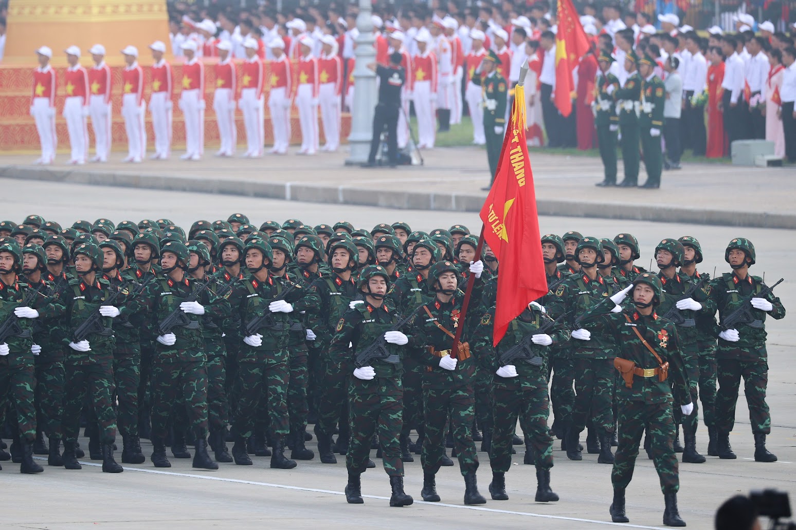 Chùm ảnh: Các khối diễu binh của Quân đội nhân dân Việt Nam tại A80- Ảnh 30.