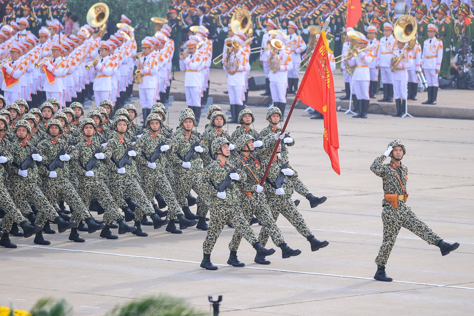 Chùm ảnh: Các khối diễu binh của Quân đội nhân dân Việt Nam tại A80- Ảnh 31.