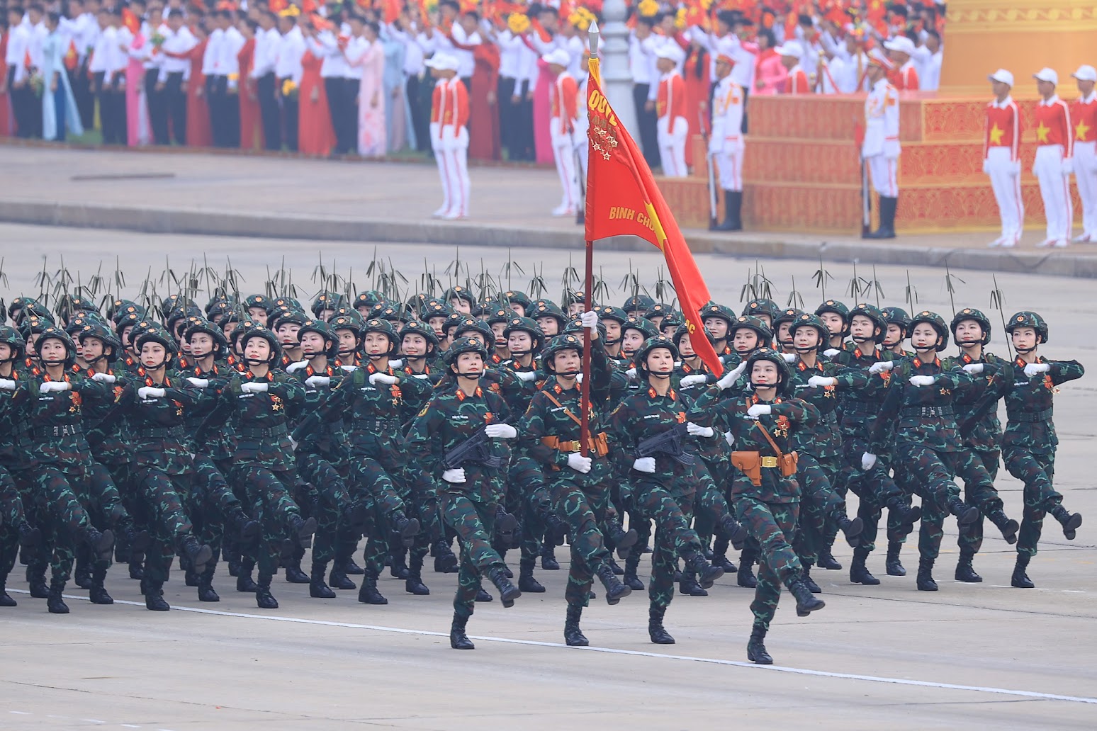 Chùm ảnh: Các khối diễu binh của Quân đội nhân dân Việt Nam tại A80- Ảnh 38.
