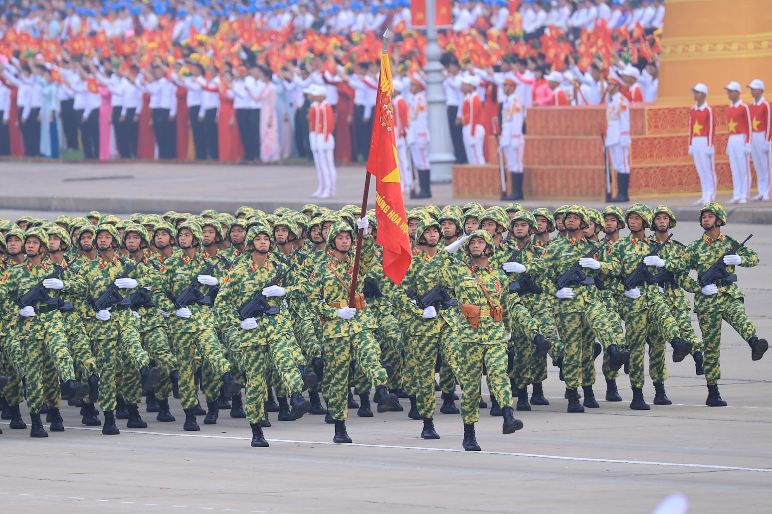 Chùm ảnh: Các khối diễu binh của Quân đội nhân dân Việt Nam tại A80- Ảnh 40.