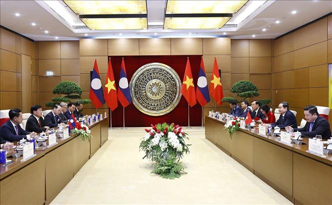 Chủ tịch Quốc hội Trần Thanh Mẫn hội kiến Tổng Bí thư, Chủ tịch nước Lào Thongloun Sisoulith- Ảnh 2. Chủ tịch Quốc hội Trần Thanh Mẫn hội kiến Tổng Bí thư, Chủ tịch nước Lào Thongloun Sisoulith- Ảnh 2.