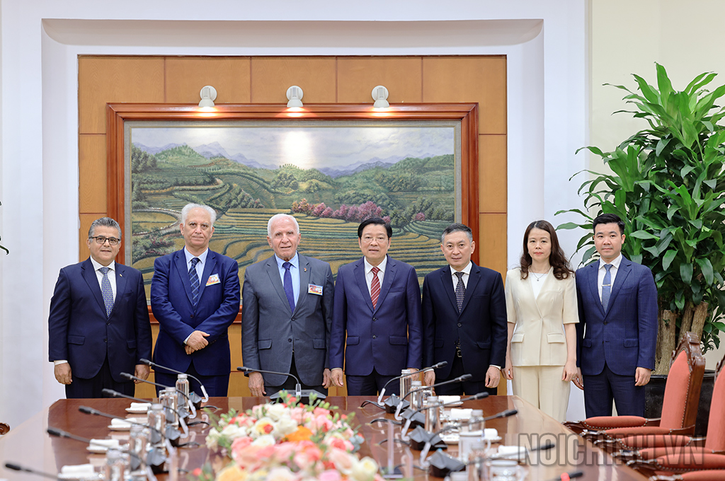 Trưởng ban Nội chính Trung ương tiếp Tổng Thư ký Tổ chức Giải phóng Palestine- Ảnh 1. Trưởng ban Nội chính Trung ương tiếp Tổng Thư ký Tổ chức Giải phóng Palestine- Ảnh 1.