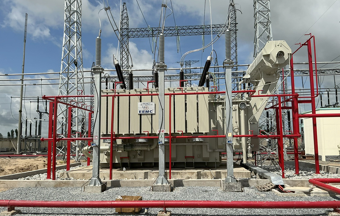 Nâng công suất trạm biến áp 220 kV Long Xuyên lên 500 MVA- Ảnh 1. Nâng công suất trạm biến áp 220 kV Long Xuyên lên 500 MVA- Ảnh 1.