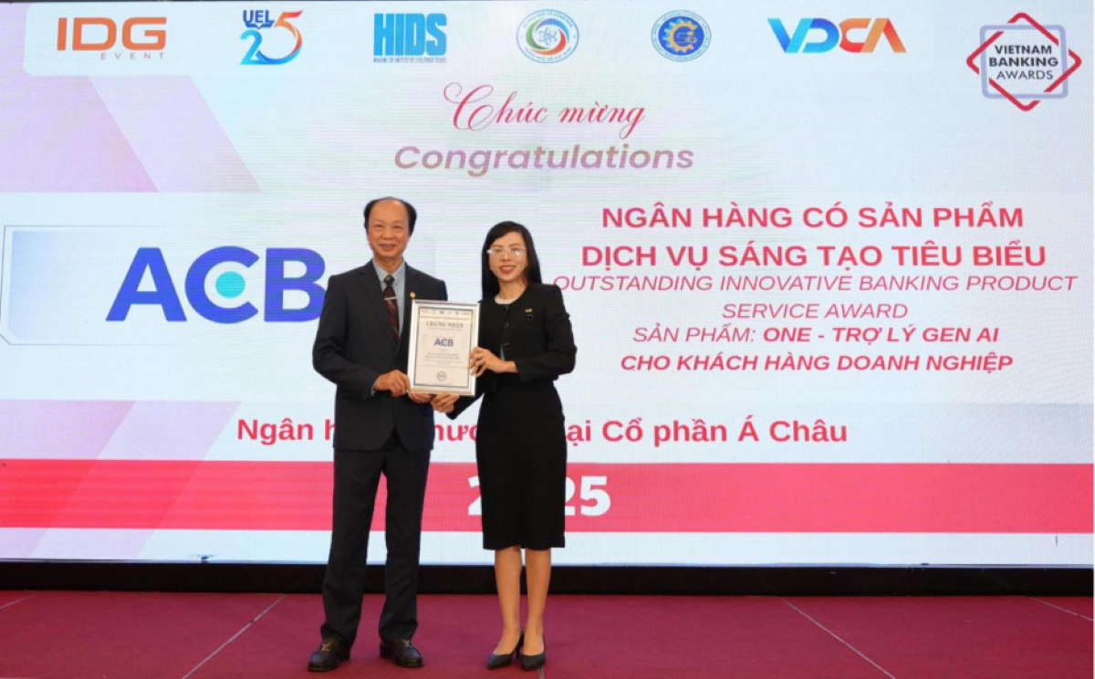 ACB vinh dự nhận 2 giải thưởng quan trọng, khẳng định vị thế ngân hàng tiên phong- Ảnh 1.