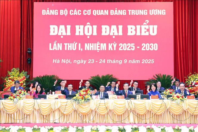 Khai mạc Đại hội đại biểu Đảng bộ các cơ quan Đảng Trung ương lần thứ I, nhiệm kỳ 2025-2030- Ảnh 6.