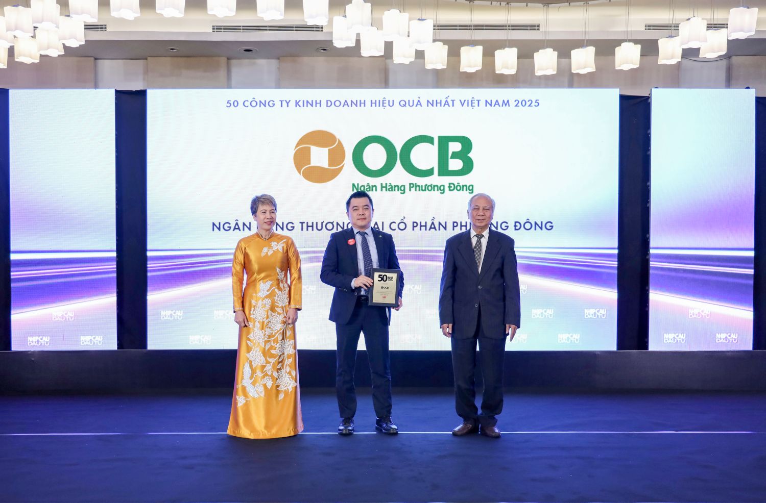OCB được vinh danh ở Top 50 công ty kinh doanh hiệu quả hàng đầu Việt Nam- Ảnh 1.