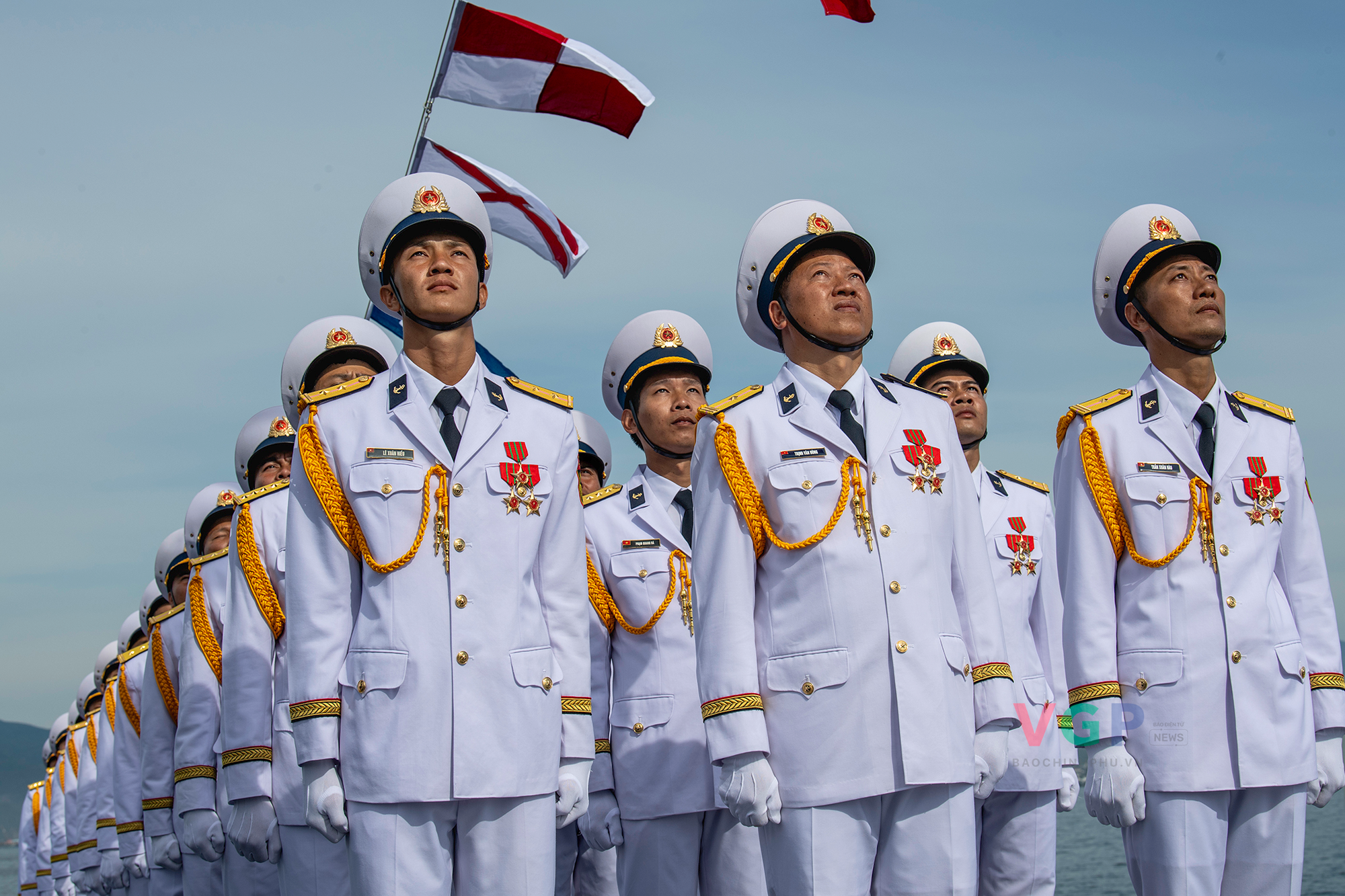 Chùm ảnh: Cùng nhìn lại những hình ảnh "mãn nhãn" trong buổi diễu binh của Quân chủng Hải quân- Ảnh 1.