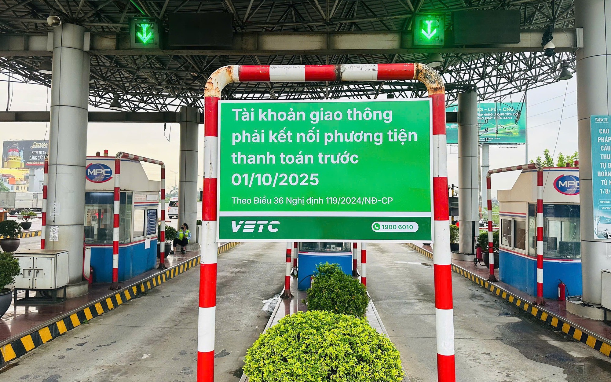 Lùi thời hạn chuyển đổi tài khoản giao thông đến hết ngày 31/12/2025