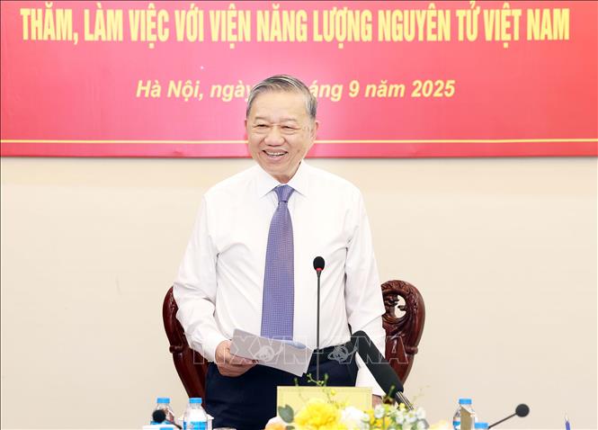 Tổng Bí thư Tô Lâm: Phát triển ứng dụng năng lượng nguyên tử phải là chiến lược lâu dài- Ảnh 2. Tổng Bí thư Tô Lâm: Phát triển ứng dụng năng lượng nguyên tử phải là chiến lược lâu dài- Ảnh 2.