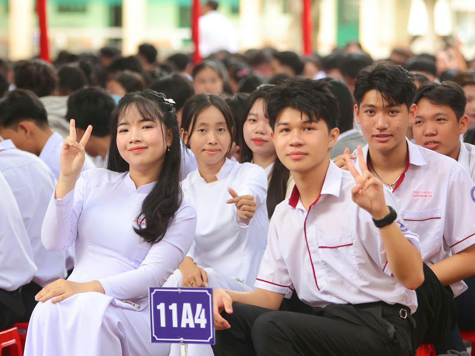 Chùm ảnh: Tưng bừng lễ khai giảng năm học mới 2025-2026 trên cả nước- Ảnh 20.