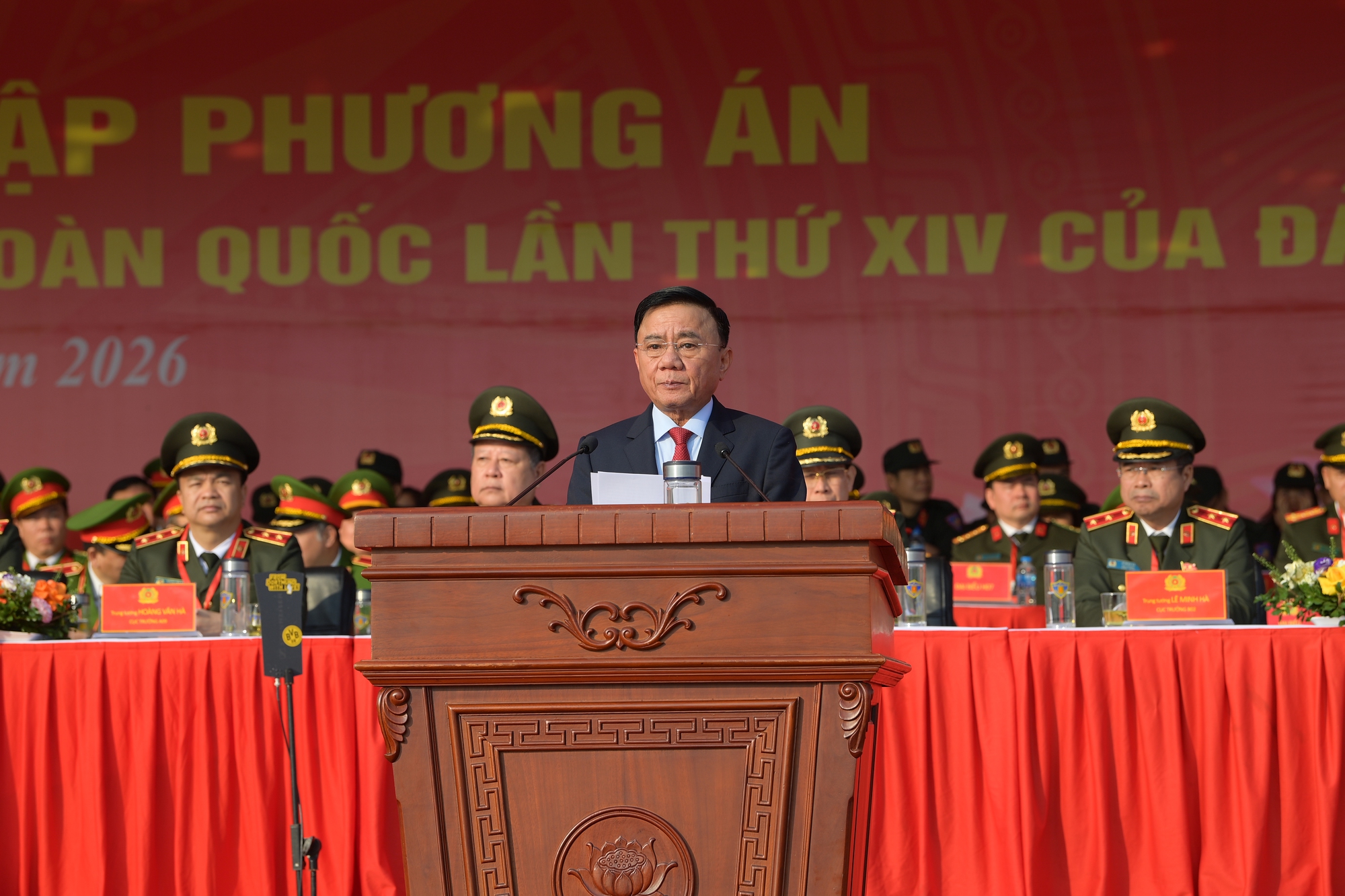 Bộ Công an tổ chức lễ xuất quân bảo đảm an ninh, trật tự Đại hội Đảng lần thứ XIV- Ảnh 2. Bộ Công an tổ chức lễ xuất quân bảo đảm an ninh, trật tự Đại hội Đảng lần thứ XIV- Ảnh 2.