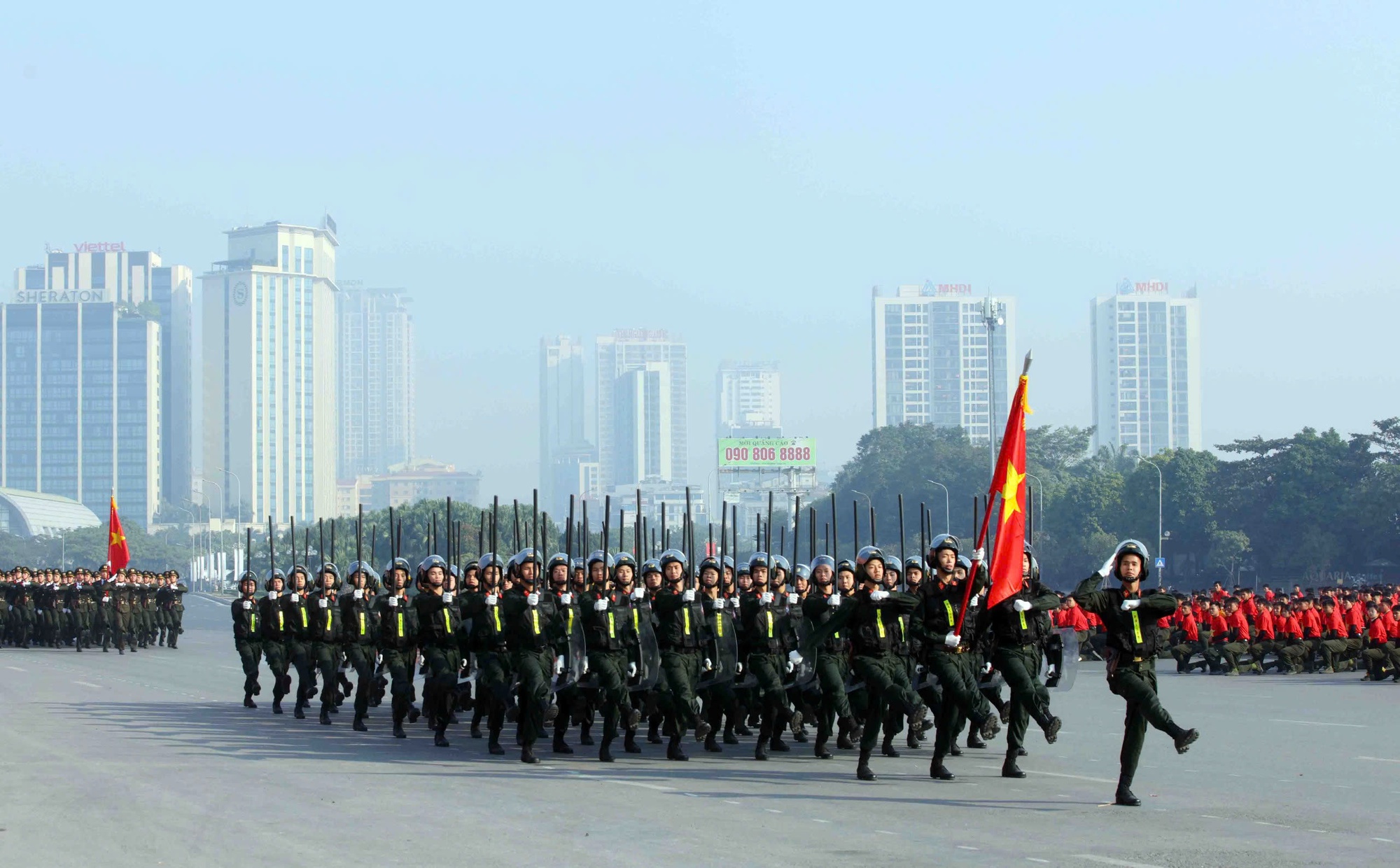 Bộ Công an tổ chức lễ xuất quân bảo đảm an ninh, trật tự Đại hội Đảng lần thứ XIV- Ảnh 6. Bộ Công an tổ chức lễ xuất quân bảo đảm an ninh, trật tự Đại hội Đảng lần thứ XIV- Ảnh 6.