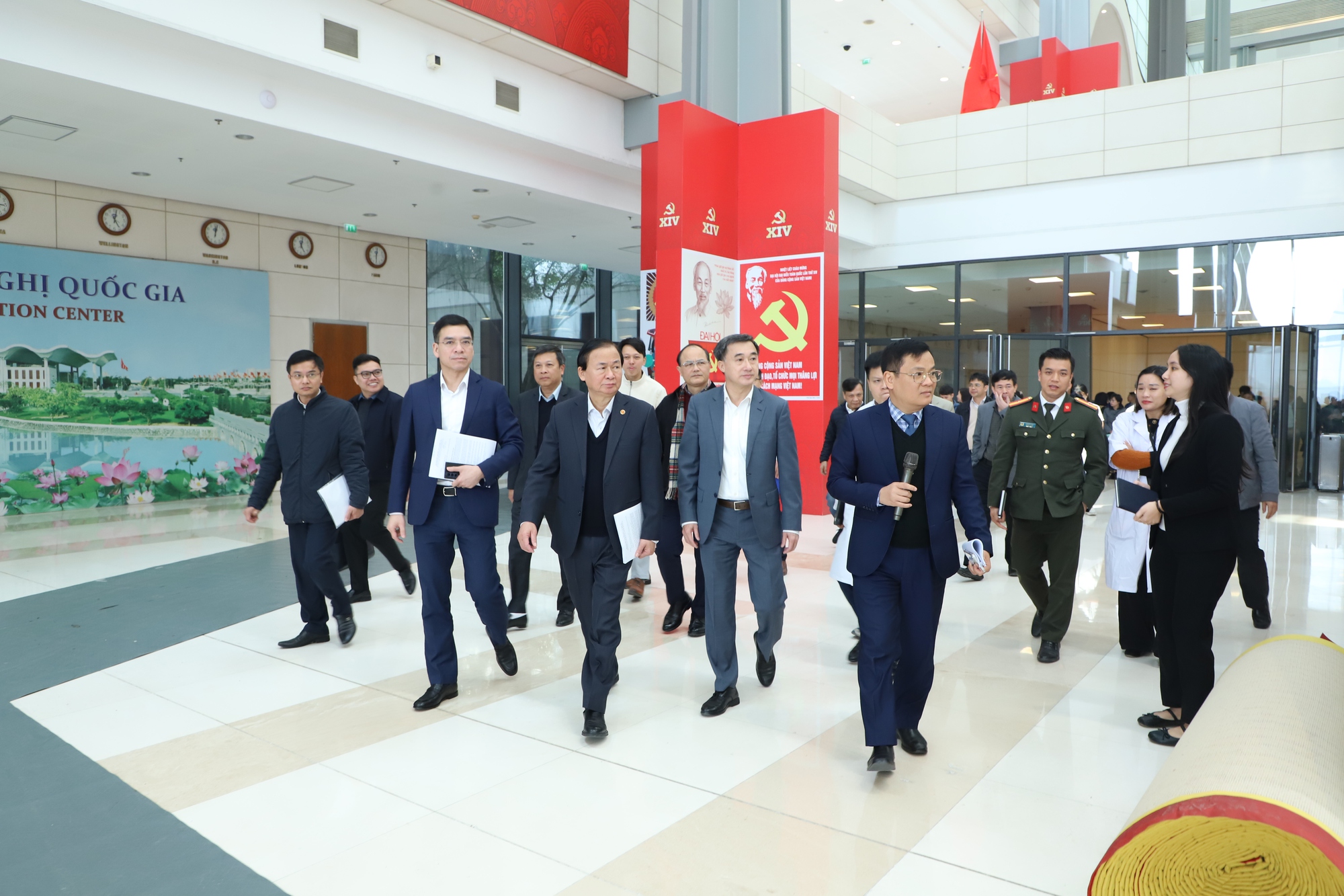 Diễn tập công tác y tế phục vụ Đại hội Đại biểu toàn quốc lần thứ XIV của Đảng- Ảnh 1.