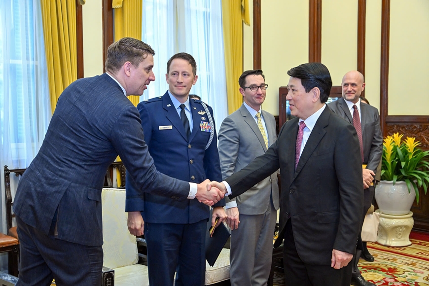 Chủ tịch nước Lương Cường tiếp Đại sứ Hoa Kỳ chào từ biệt- Ảnh 3.