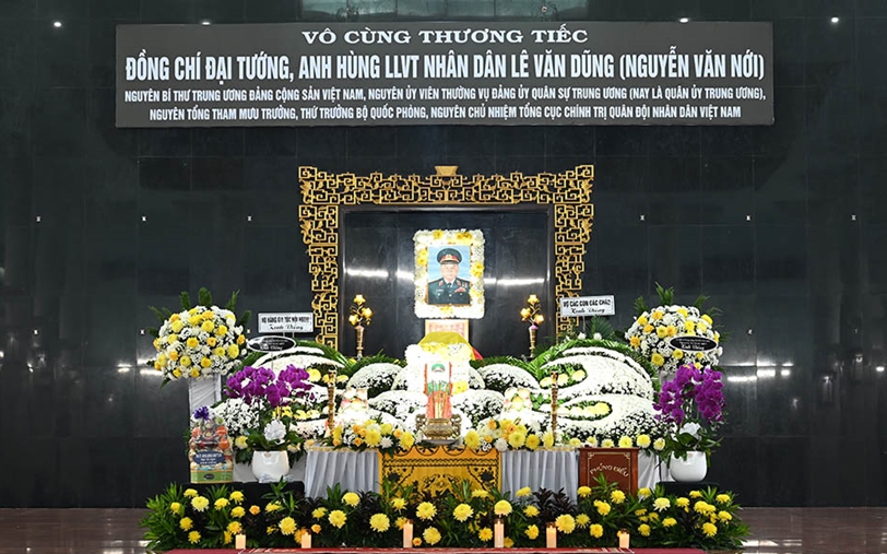 Lời cảm ơn của gia đình Đại tướng Lê Văn Dũng