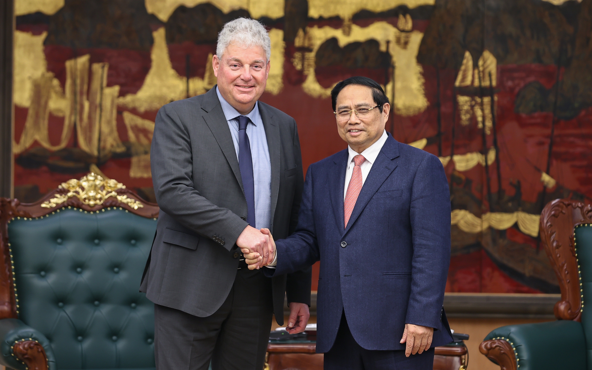 Thủ tướng Phạm Minh Chính tiếp lãnh đạo Tập đoàn bán dẫn hàng đầu thế giới