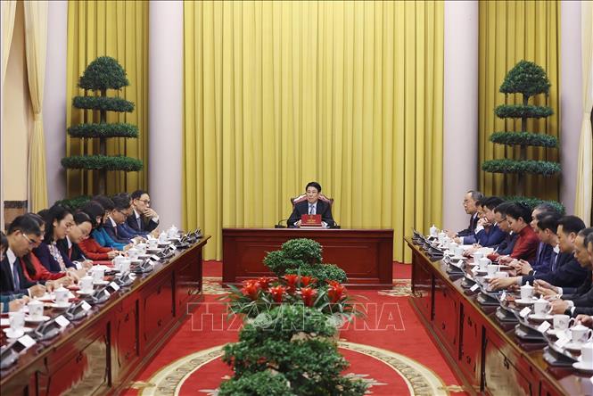 Chủ tịch nước Lương Cường trao quyết định bổ nhiệm Đại sứ Việt Nam tại nước ngoài- Ảnh 4.