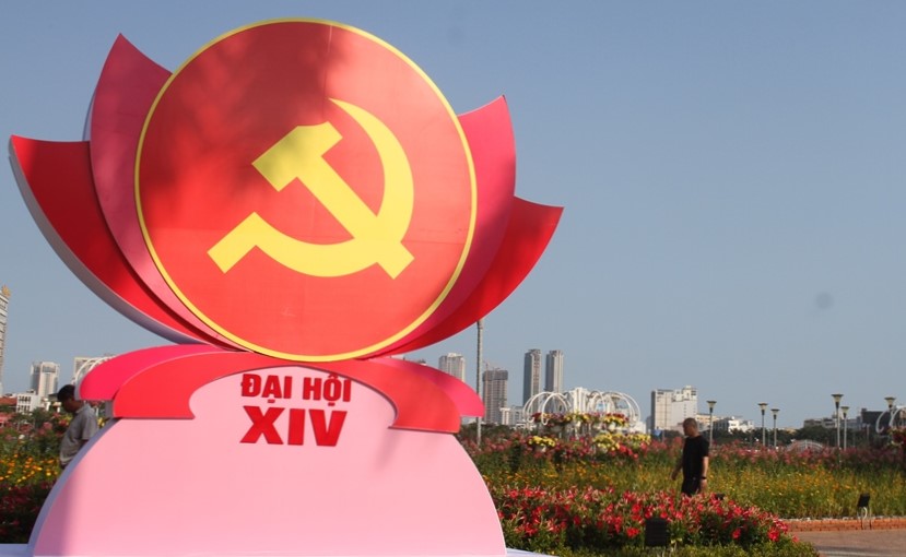 Rực rỡ cờ, hoa chào mừng Đại hội XIV của Đảng- Ảnh 21.