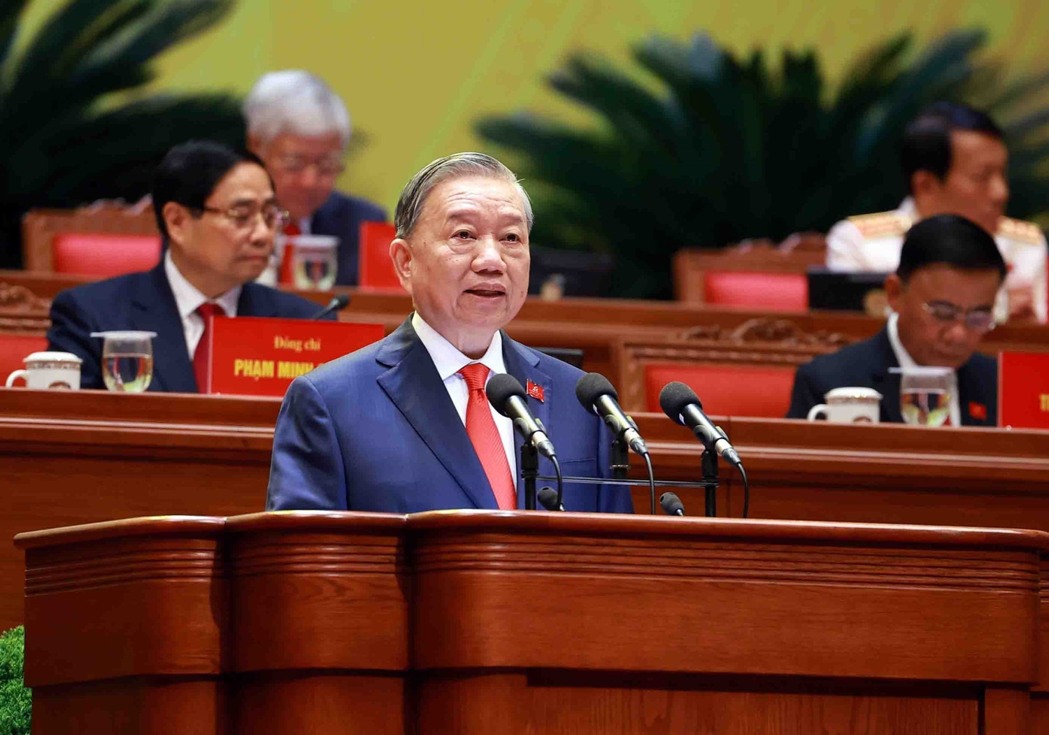 Khai mạc Đại hội XIV: Tổng Bí thư Tô Lâm trình bày Báo cáo về các văn kiện trình Đại hội XIV Đảng Cộng sản Việt Nam- Ảnh 1.