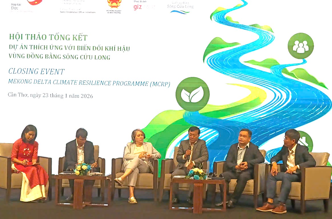 Hành trình thích ứng biến đổi khí hậu ở ĐBSCL: Từ tầm nhìn đến hành động bền vững- Ảnh 1.