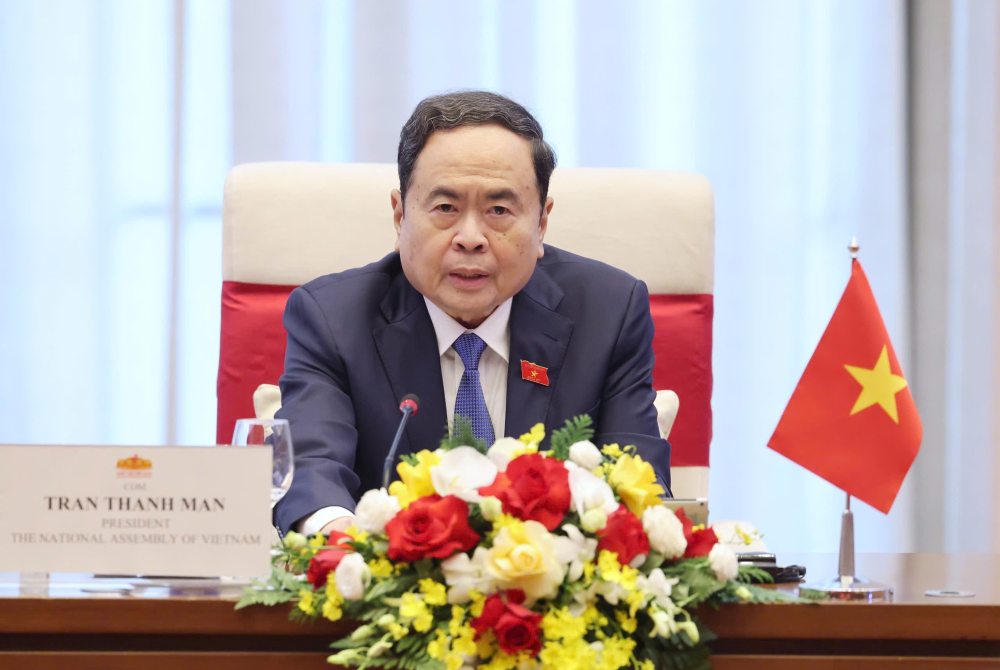 Chủ tịch Quốc hội Trần Thanh Mẫn hội kiến Tổng Bí thư, Chủ tịch nước Lào- Ảnh 2. Chủ tịch Quốc hội Trần Thanh Mẫn hội kiến Tổng Bí thư, Chủ tịch nước Lào- Ảnh 2.