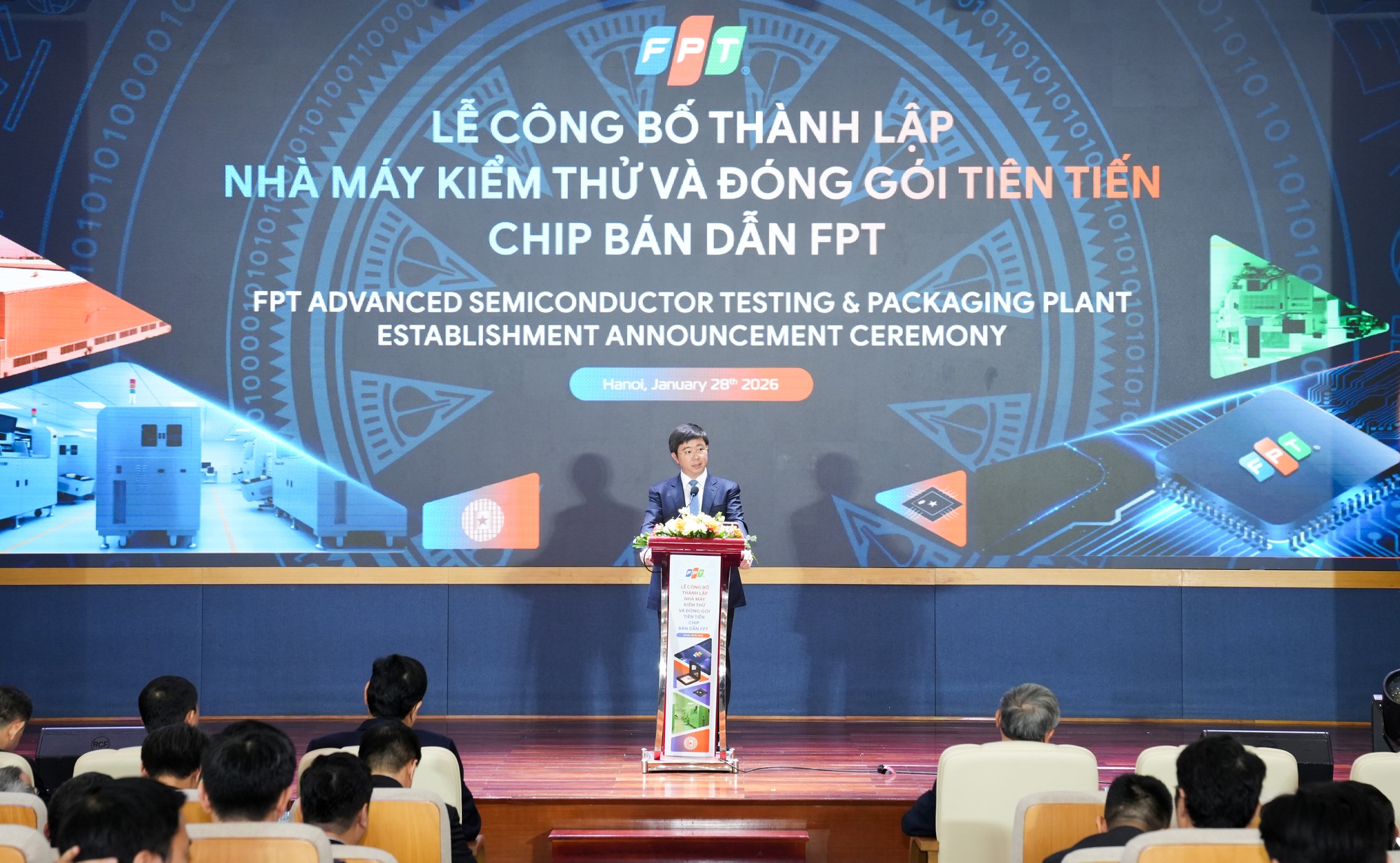 FPT công bố thành lập Nhà máy Kiểm thử và đóng gói tiên tiến chip bán dẫn- Ảnh 2.