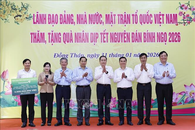 Chủ tịch Quốc hội Trần Thanh Mẫn làm việc với Ủy ban Bầu cử tỉnh Đồng Tháp- Ảnh 6.