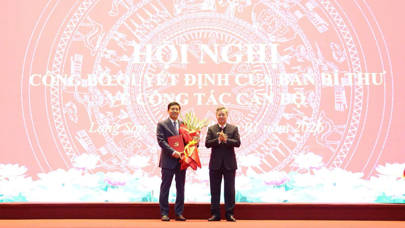 Ban Bí thư điều động đồng chí Vũ Hoàng Anh giữ chức Phó Bí thư Tỉnh ủy Lạng Sơn- Ảnh 1.
