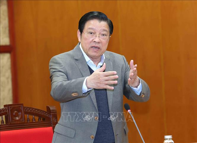 Thường trực Ban Bí thư chủ trì họp rà soát công tác chuẩn bị Đại hội XIV của Đảng- Ảnh 2.