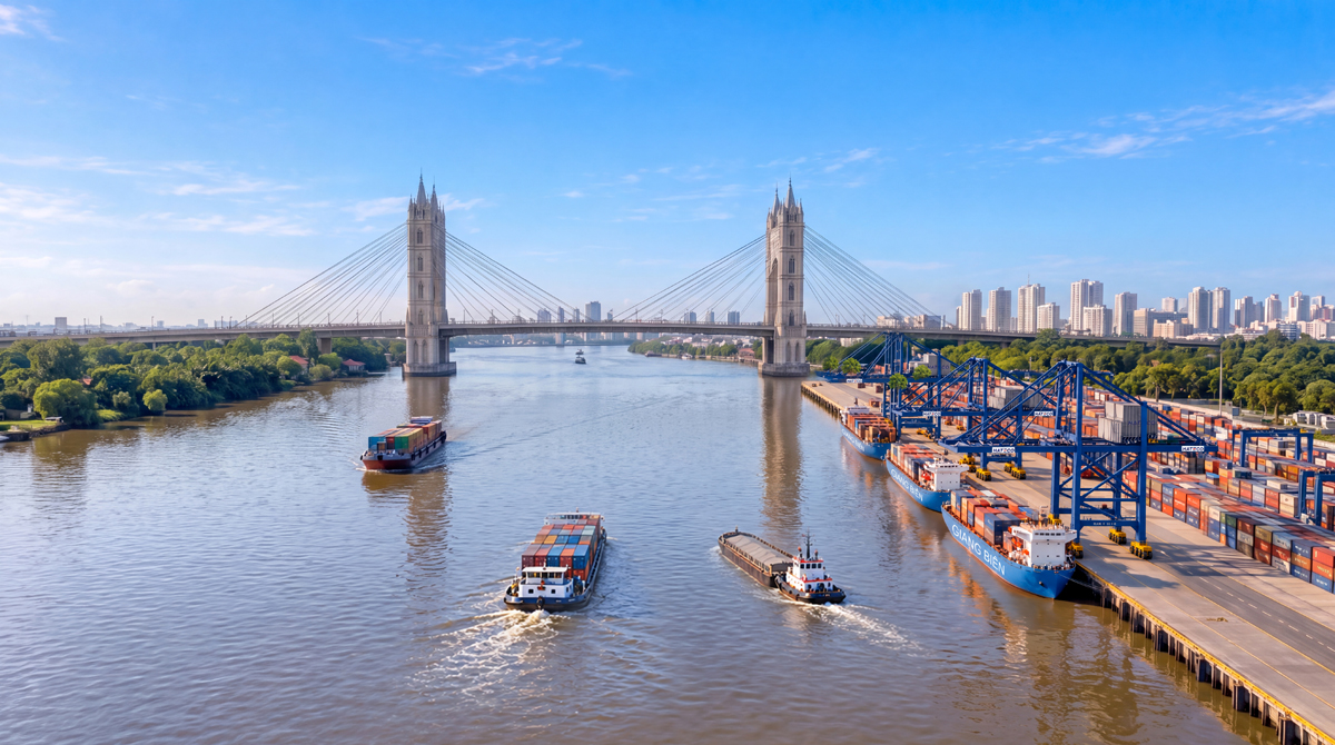 Hà Nội khởi công Cảng thủy nội địa Giang Biên, mở thêm động lực cho hạ tầng logistics- Ảnh 3.