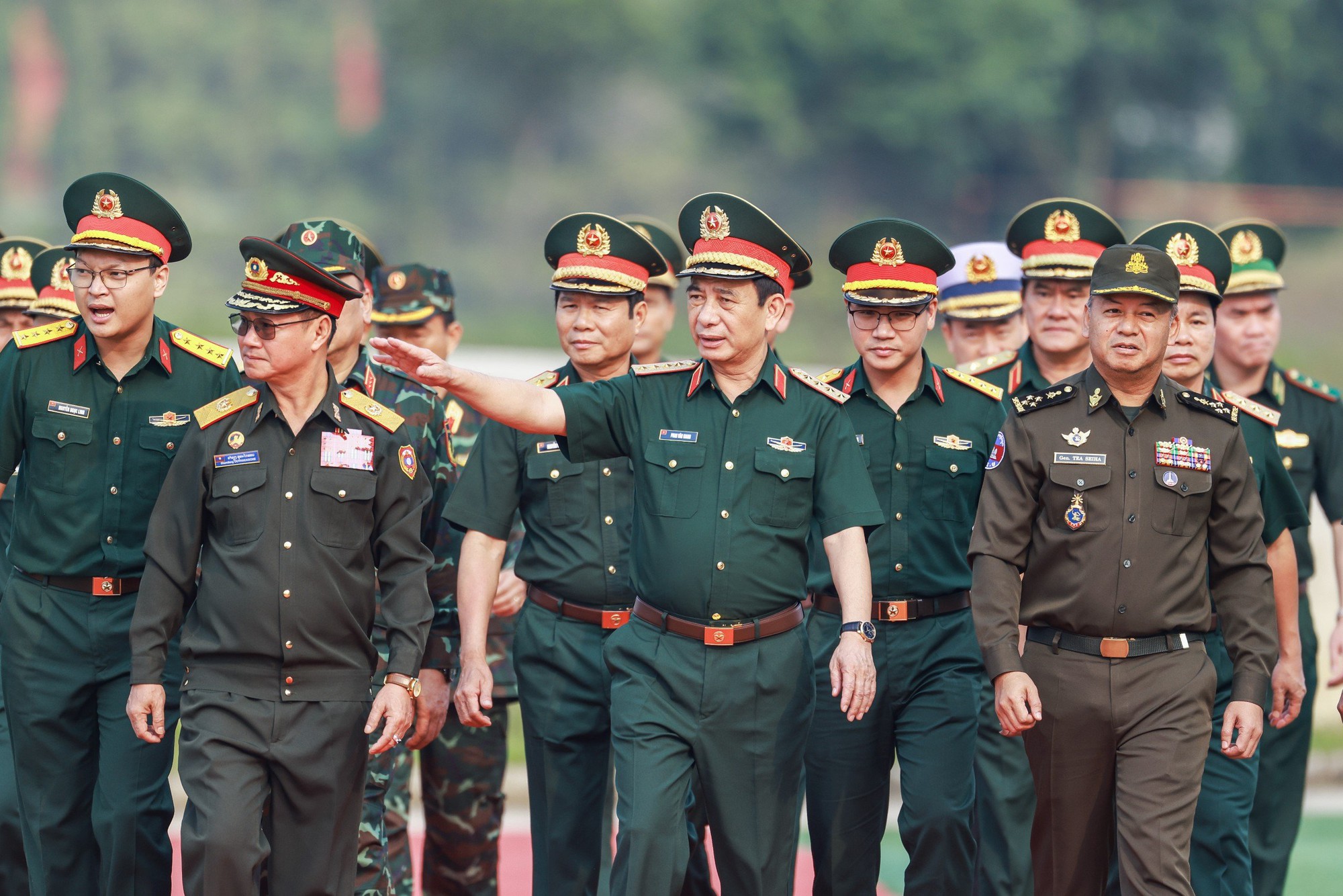 Diễn tập chung về phòng thủ dân sự giữa Quân đội ba nước Việt Nam-Lào-Campuchia năm 2026- Ảnh 1.