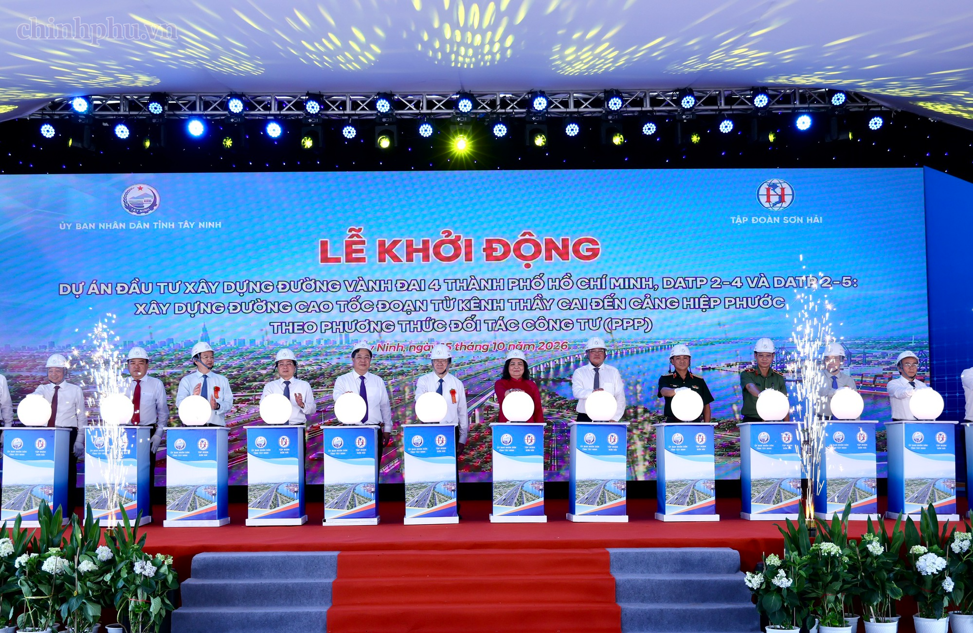 Tây Ninh khởi động hai dự án thành phần đường Vành đai 4 TPHCM- Ảnh 1.
