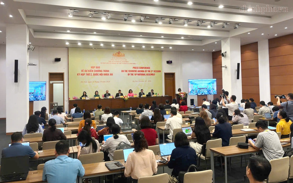 Họp báo thông tin về Kỳ họp thứ 2, Quốc hội khóa XVI
