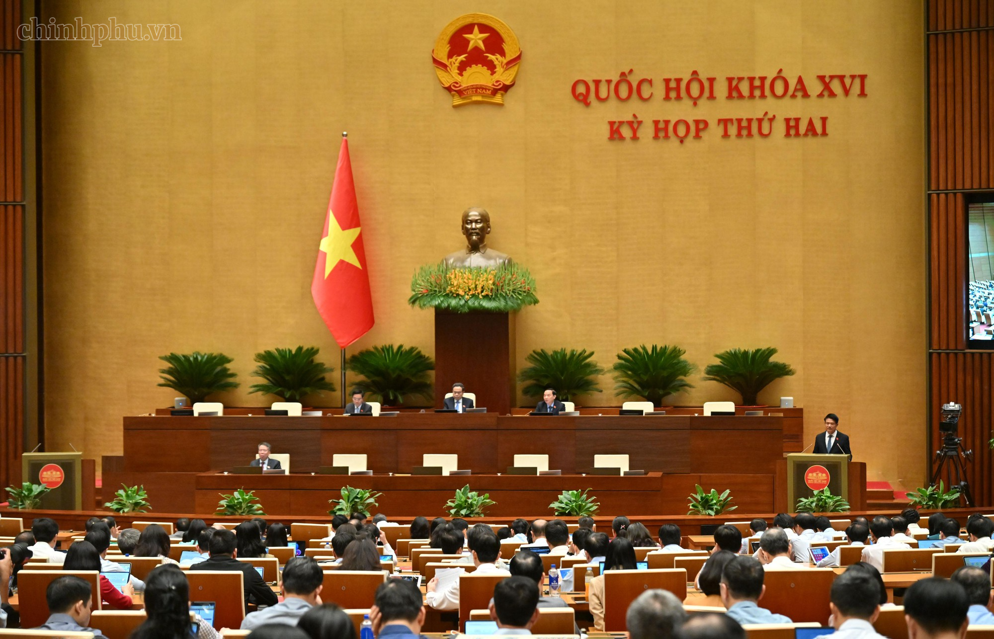 Quốc hội nghe báo cáo về tiếp thu, giải trình và chỉnh lý dự thảo Bộ luật Tố tụng hình sự (sửa đổi)- Ảnh 1.