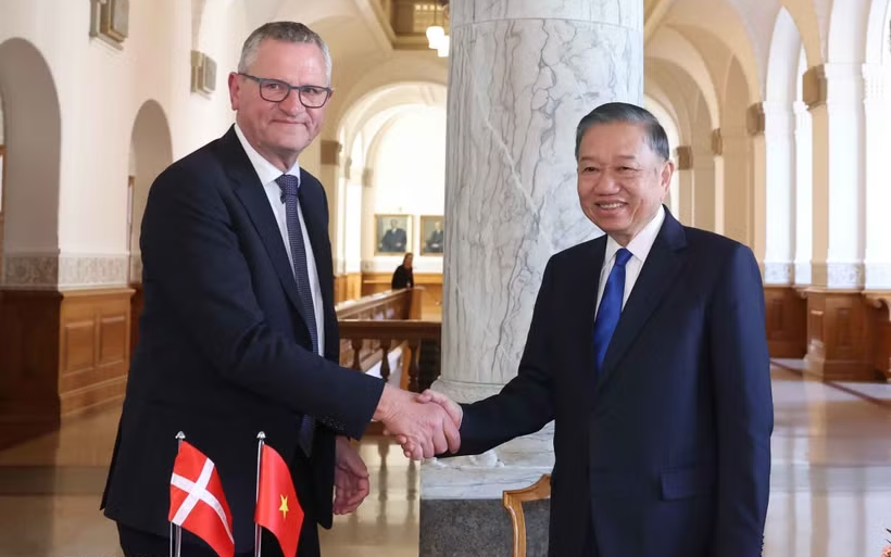 Tổng Bí thư, Chủ tịch nước Tô Lâm hội kiến Chủ tịch Quốc hội Đan Mạch Henrik Frandsen