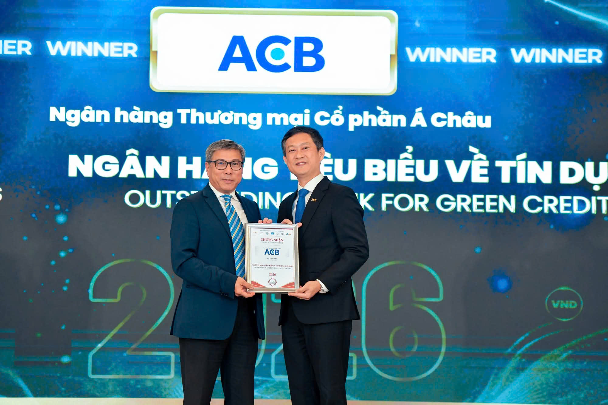 ACB được vinh danh ở 2 hạng mục tại giải thưởng Ngân hàng Việt Nam tiêu biểu 2026- Ảnh 1.