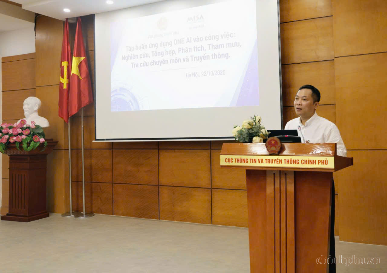 Cục Thông tin và Truyền thông Chính phủ thúc đẩy chuyển đổi số, nâng cao hiệu quả công tác tham mưu- Ảnh 1.