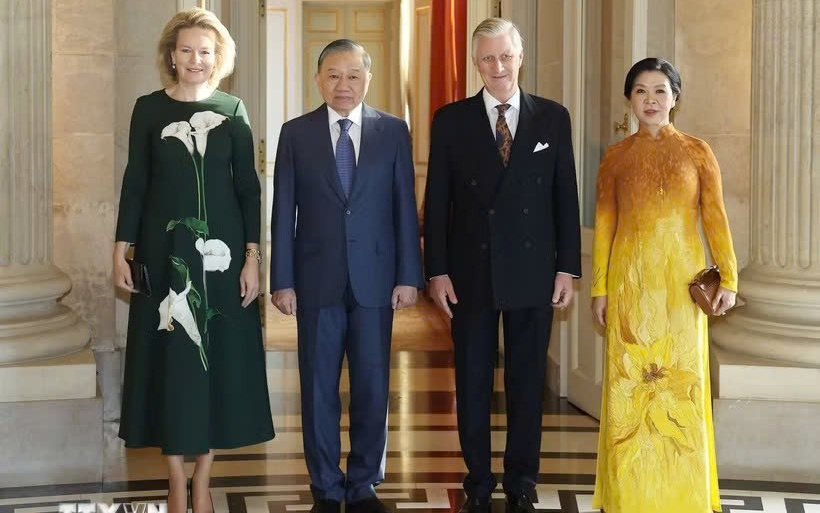 Tổng Bí thư, Chủ tịch nước Tô Lâm hội kiến Nhà vua Vương quốc Bỉ Philippe