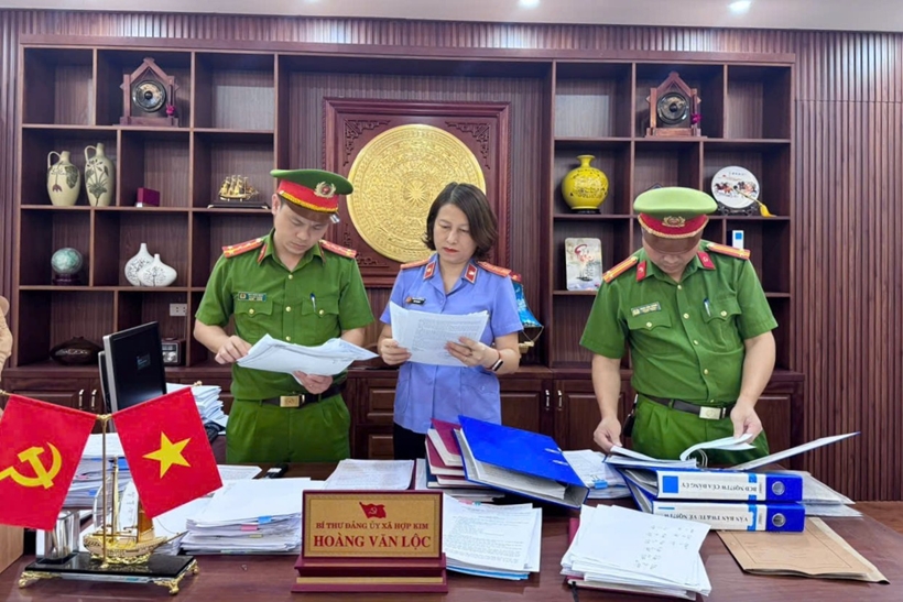 Phê chuẩn khởi tố, bắt tạm giam Bí thư, Chủ tịch xã Hợp Kim, tỉnh Phú Thọ- Ảnh 1.