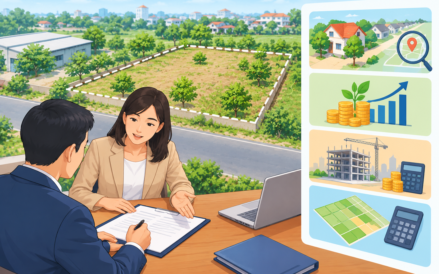 Xác định tiền thuê đất trả một lần theo Nghị quyết 254