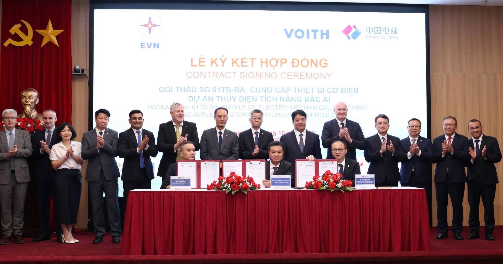 EVN ký hợp đồng hơn 4.400 tỷ đồng cung cấp thiết bị cho dự án thủy điện tích năng Bác Ái - Ảnh 1.