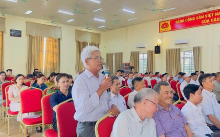 Tập trung giải quyết các kiến nghị của cử tri, bảo đảm chất lượng, đúng lộ trình