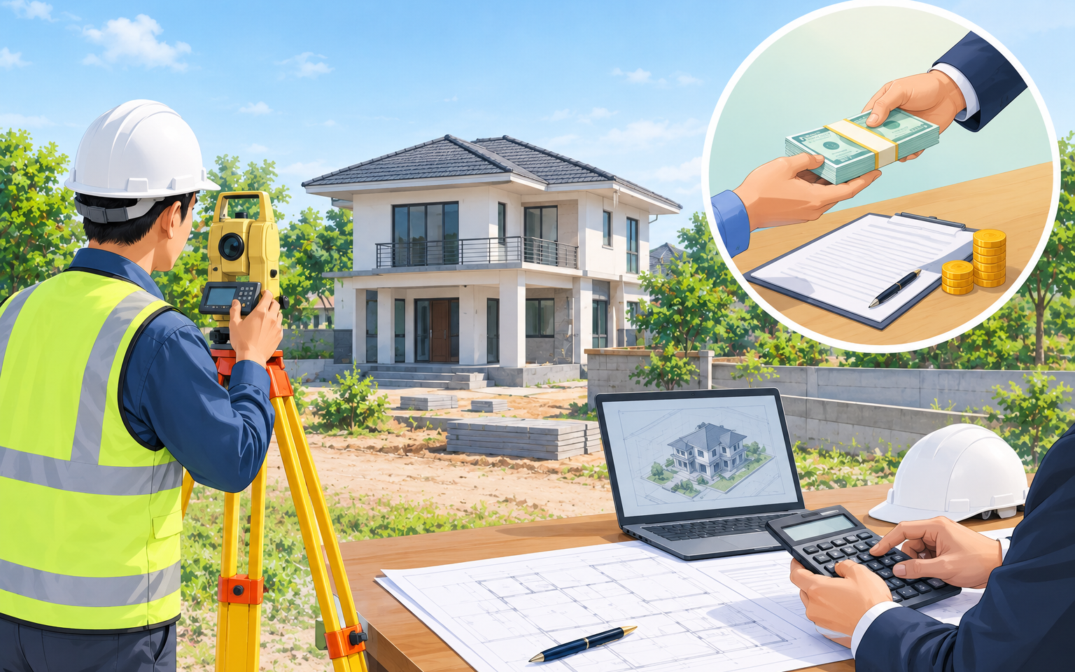 Chi phí đo vẽ hiện trạng công trình được thanh toán thế nào?