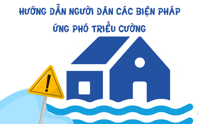 Infographic: Các biện pháp ứng phó triều cường